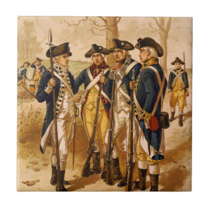 Continental Soldiers by Henry Alexander Ogden Tile