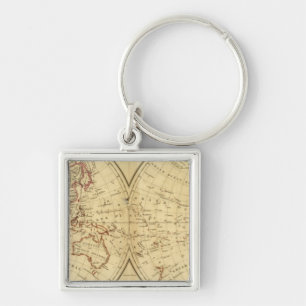 Continents Key Ring