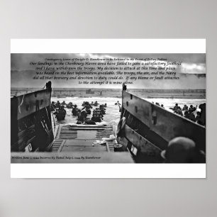 Contingency Letter of Dwight D. Eisenhower Poster