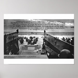 Contingency Letter of Dwight D. Eisenhower Poster