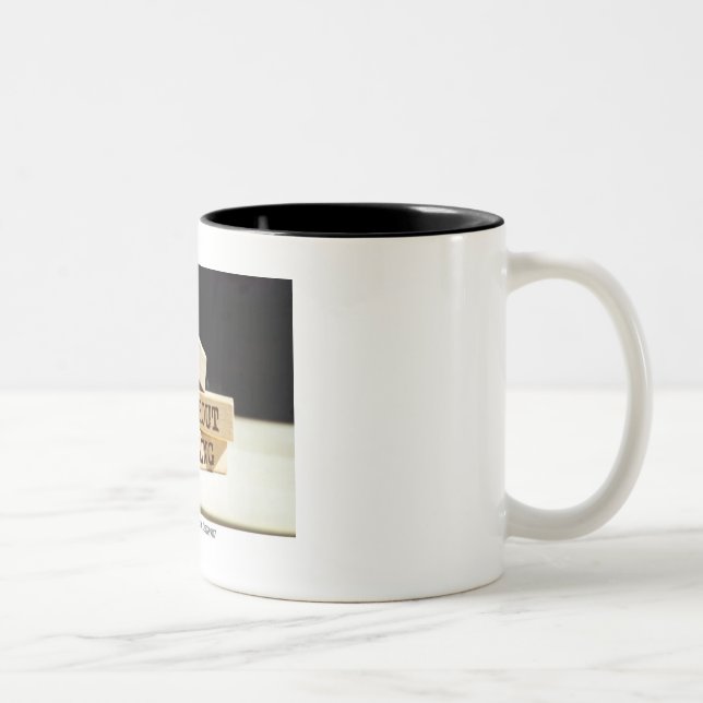 Continuous Communion: Pray Without Ceasing" Two-Tone Coffee Mug (Right)