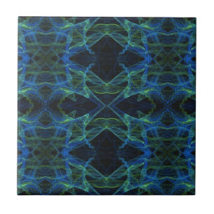 Continuous Matching Pattern Fractal Ceramic Tile
