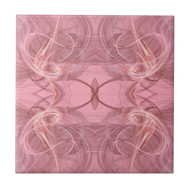 Continuous Matching Pattern Fractal Ceramic Tile (Front)