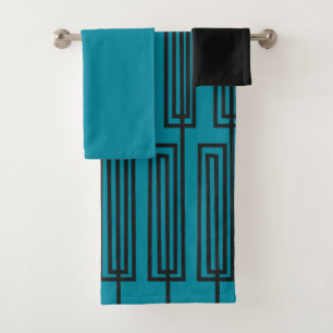 Continuous Rectangles  Bath Towel Set