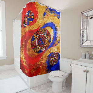 Continuum – A Colourful Black History Celebration Shower Curtain