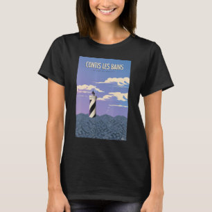Contis Les Bains Fhare De Contis France Souvenir T T-Shirt