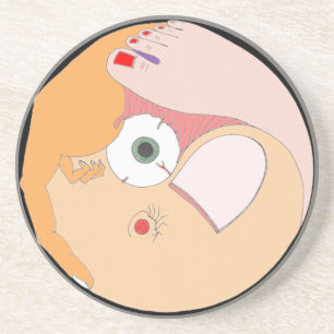 "Contortion" Mandala Drink Coaster