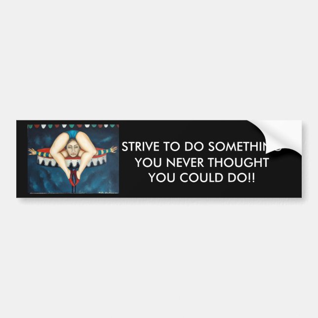 contortionist bumper sticker (Front)