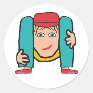 Contortionist Classic Round Sticker