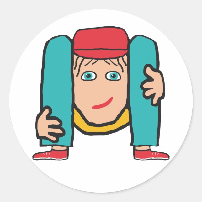 Contortionist Classic Round Sticker (Front)