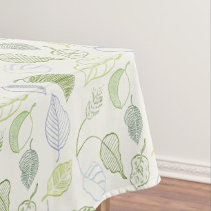 Contour Canopy Multicolored Green Tablecloth