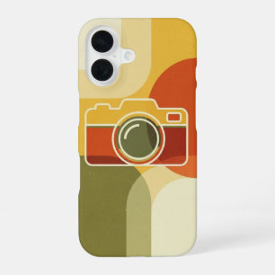 Contour d'Appareil Photo Rétro iPhone 16 Case