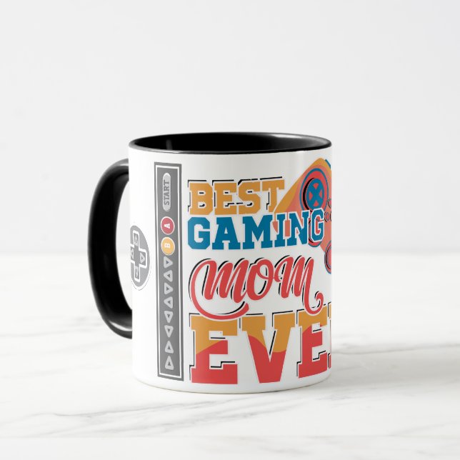 Contra Cheat Code Best Gaming Mum Coffee Mug (Front Left)