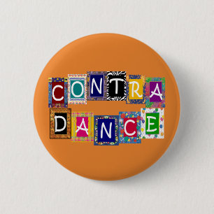 Contra Dance II Button