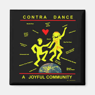 Contra Dance Joy Magnet