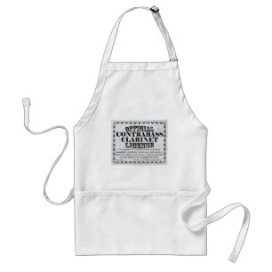 Contrabass Clarinet License Standard Apron