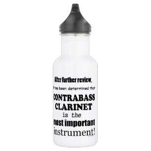 Contrabass Clarinet Most Important Instrument 532 Ml Water Bottle