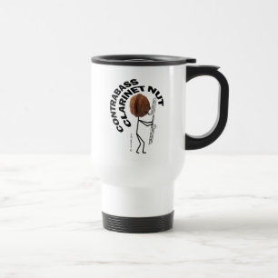 Contrabass Clarinet Nut Travel Mug