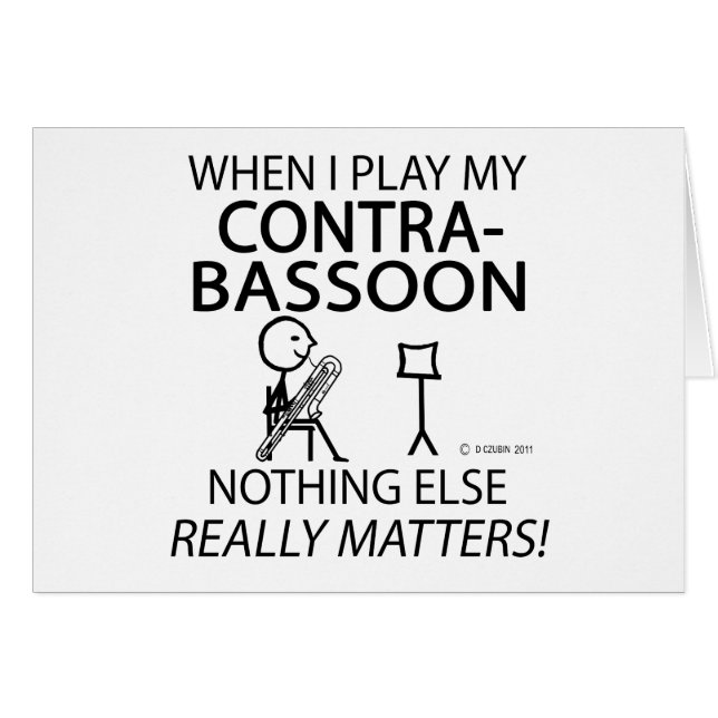 Contrabassoon Nothing Else Matters (Front Horizontal)