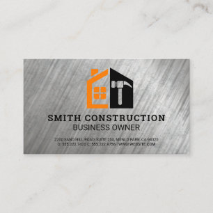 Contractor   Building Architect   Construction Business Card