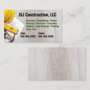 Contractor Business Card