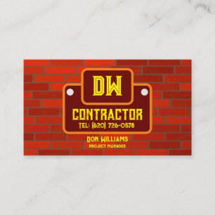 Contractor Business Card