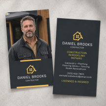 Contractor Photo Black and Gold