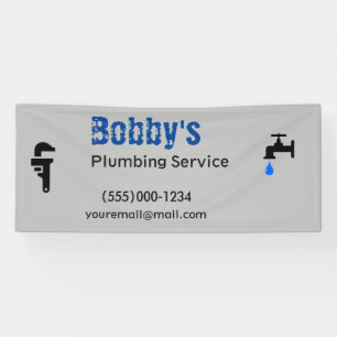 Contractor Plumbing Service Business Design Banner