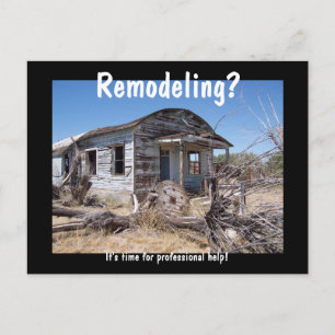 Contractor Remodeling Advertisement Postcard