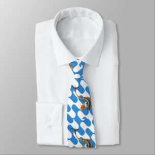 Contrada Capitana dell' Onda (Wave) Palio Tie