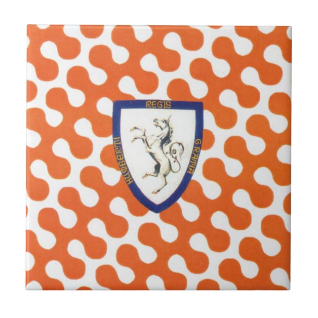 Contrada del Leocorno (Unicorn)  Palio Tile (Front)