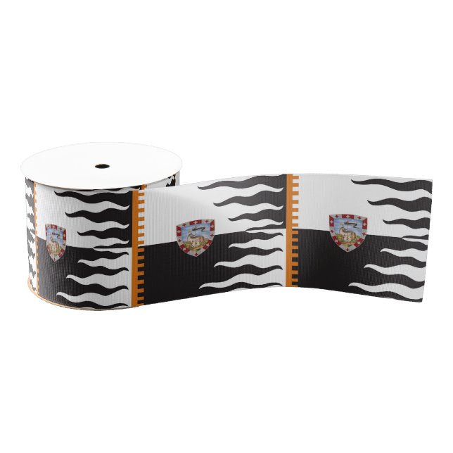Contrada della Lupa (She-Wolf) Palio di Siena Grosgrain Ribbon (Spool)