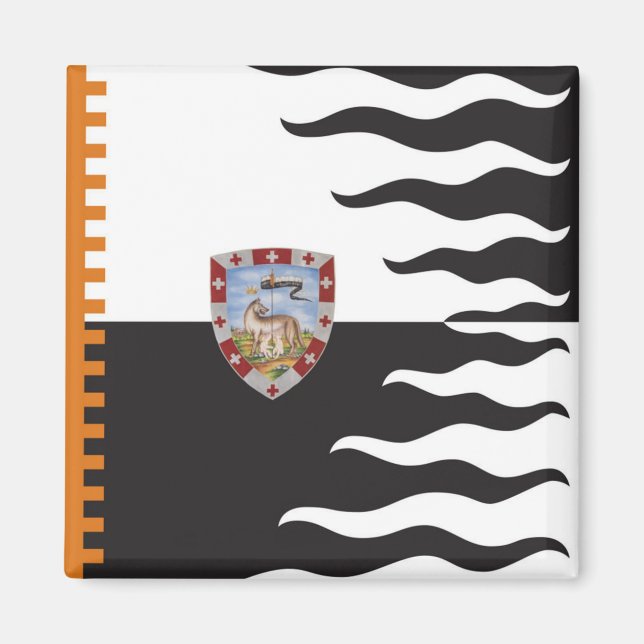 Contrada della Lupa (She-Wolf) Palio di Siena Magnet (Front)