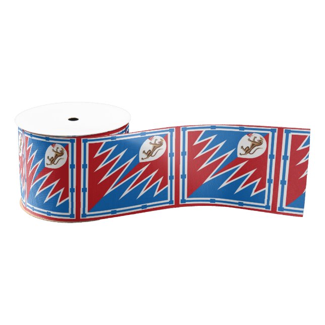 Contrada della Pantera (Panther) Palio di Siena Grosgrain Ribbon (Spool)