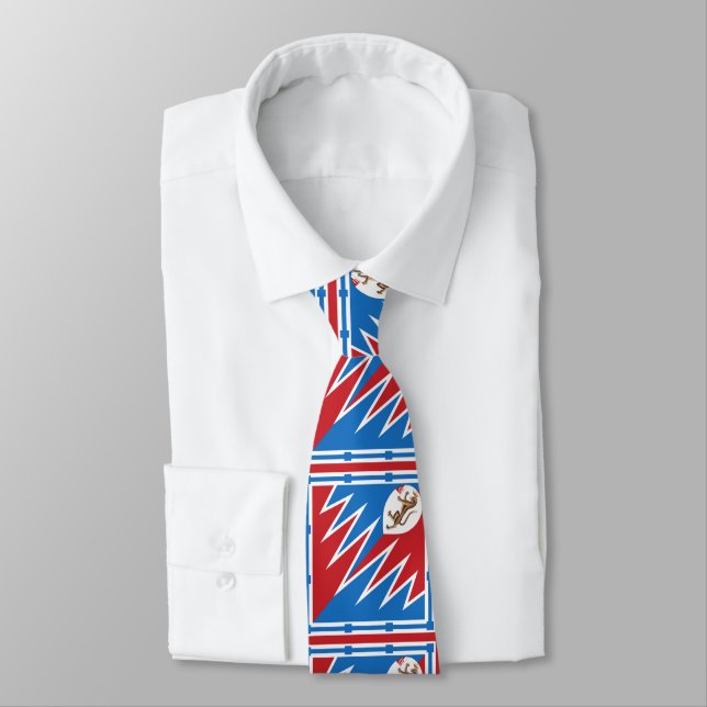 Contrada della Pantera (Panther) Palio di Siena Tie (Tied)