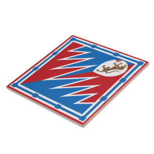 Contrada della Pantera (Panther) Palio di Siena Tile