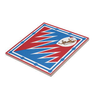 Contrada della Pantera (Panther) Palio di Siena Tile