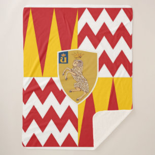 Contrada di Valdimontone (Valley of the Ram) Sherpa Blanket