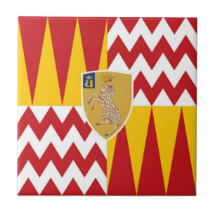 Contrada di Valdimontone (Valley of the Ram) Tile