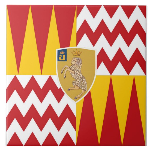 Contrada di Valdimontone (Valley of the Ram) Tile (Front)