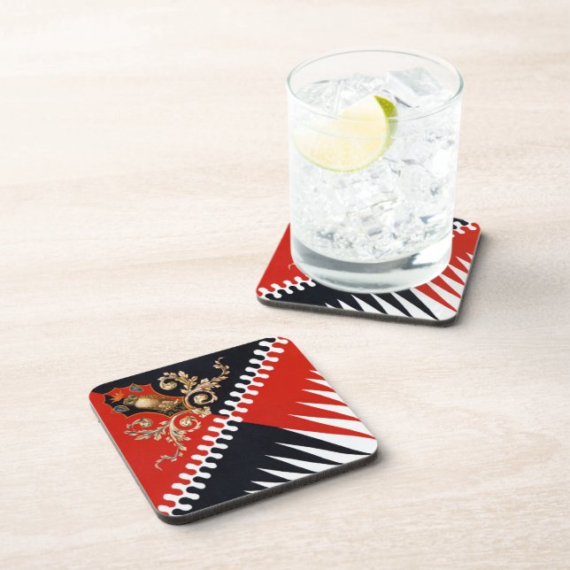 Contrada Priora della Civetta (Owl) Palio di Siena Coaster (Right Side)