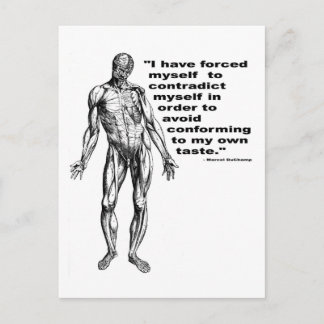 Contradict Myself Postcard