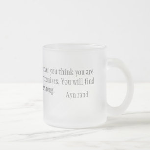 Contradictions Frosted Glass Coffee Mug