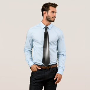Contrasting Black and White Vanishing Shapes Tie
