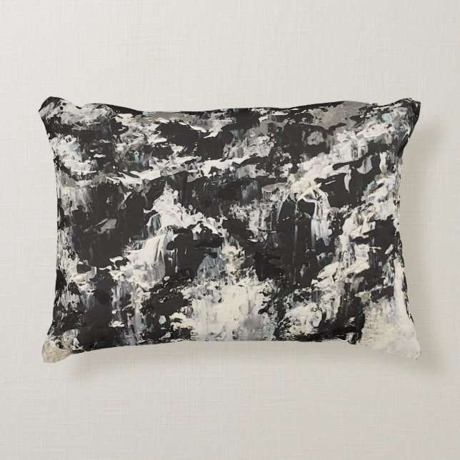 Contrasting Obsessions Accent Pillow (Front)
