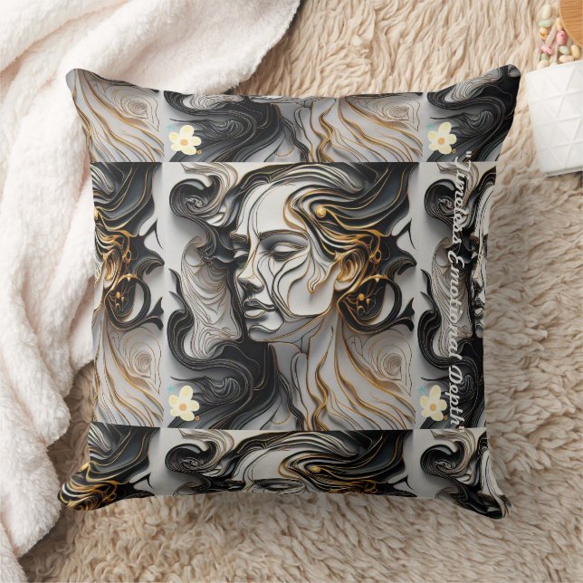 "Contrasting Sentiments Rise" Cushion (Blanket)