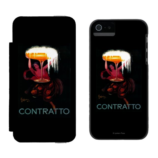 Contratto Vintage PosterEurope Incipio iPhone Wallet Case (Side by Side)