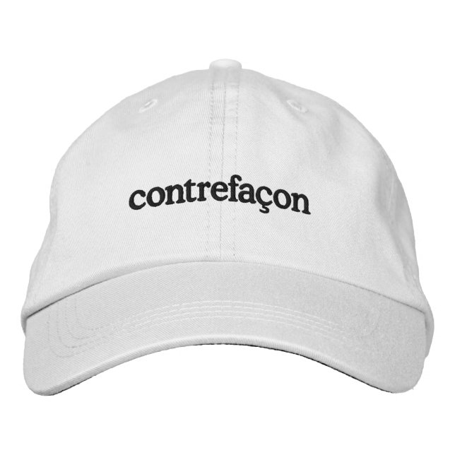 Contrefaçon Embroidered Baseball Cap (Front)