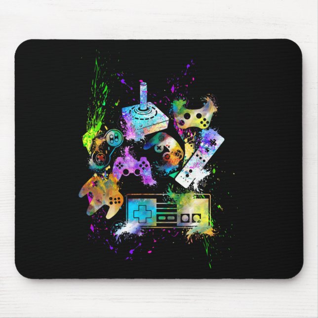 Control All The Things Video Game Controller 2  Mouse Mat (Front)