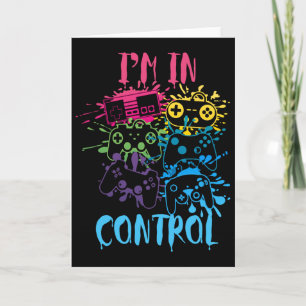 Control All The Things Video Game Controller 3  Card